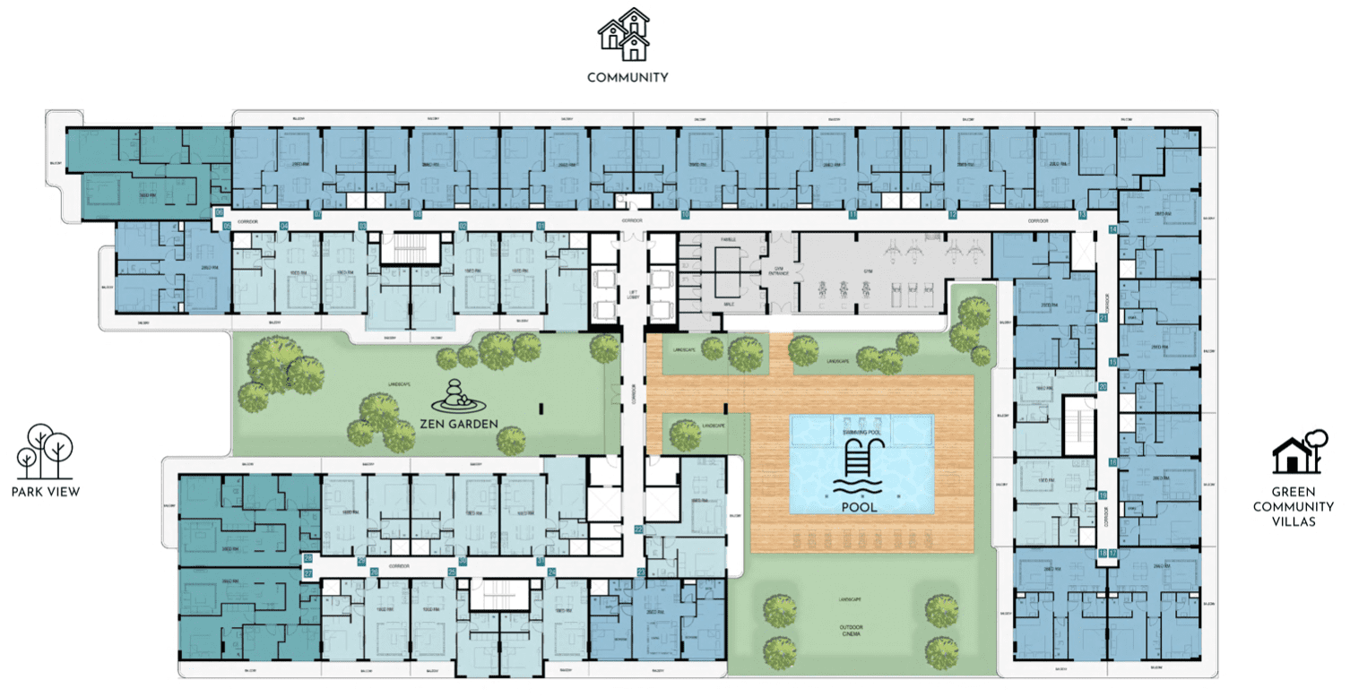 Olivia Residences master plan 1