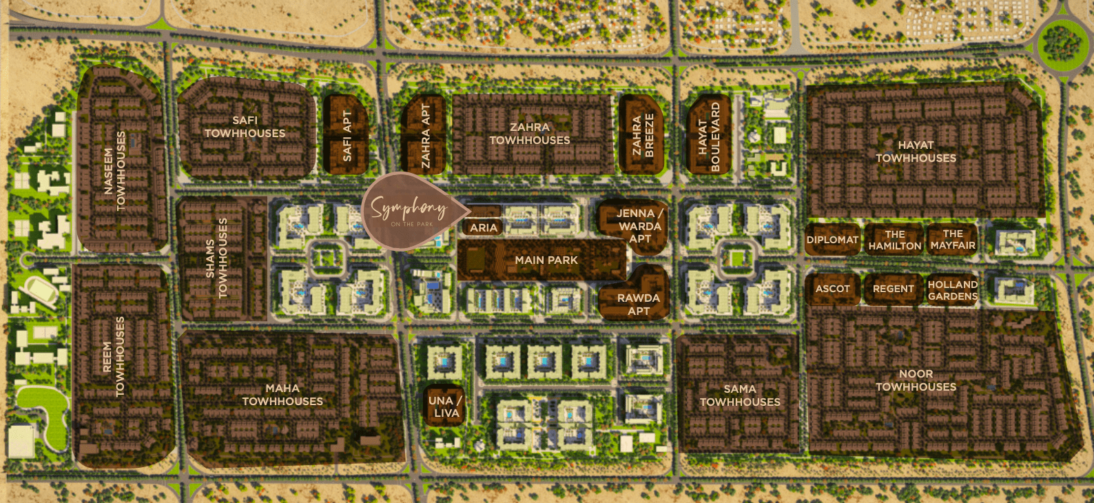 Symphony on the Рark master plan 1