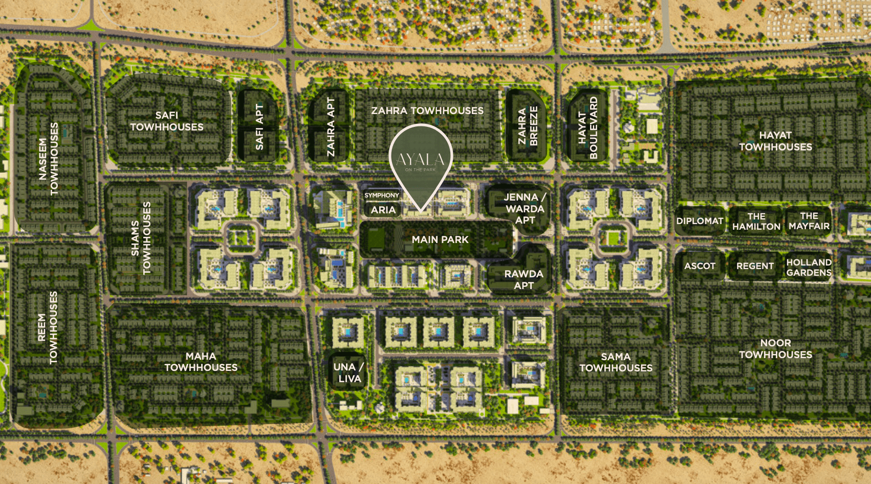 Ayala on the Рark master plan 1