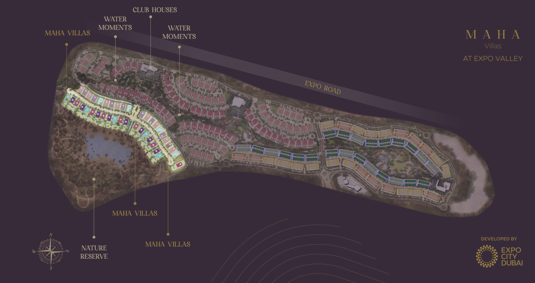 Maha Villas master plan 1