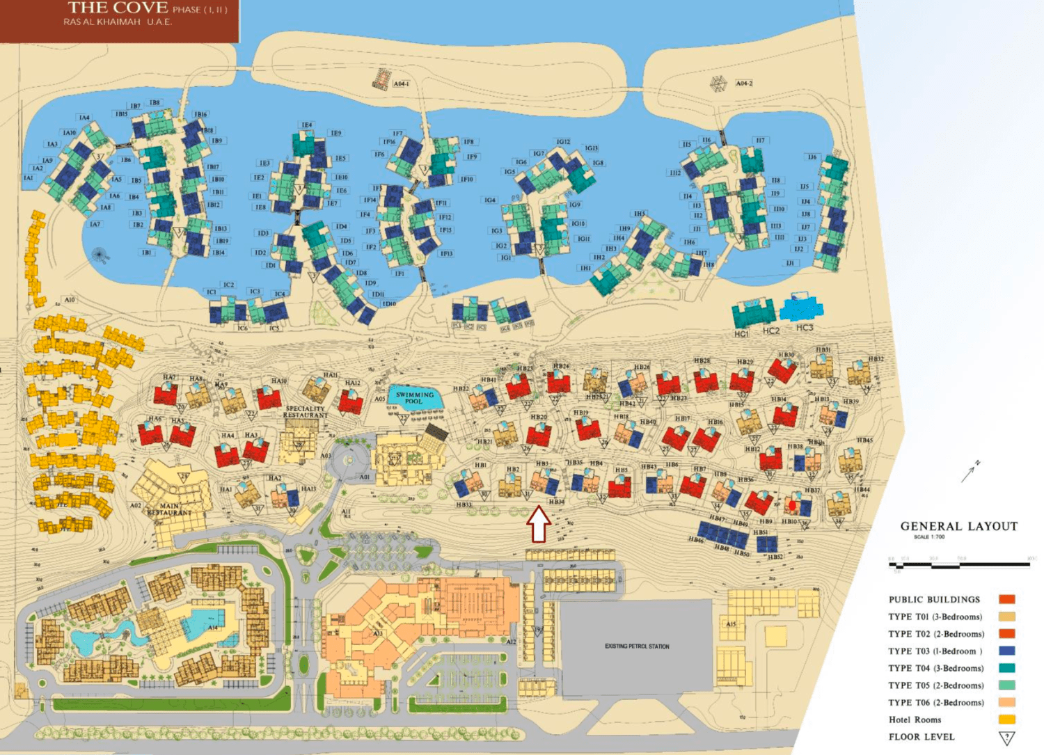 The Cove Rotana Resort master plan 1