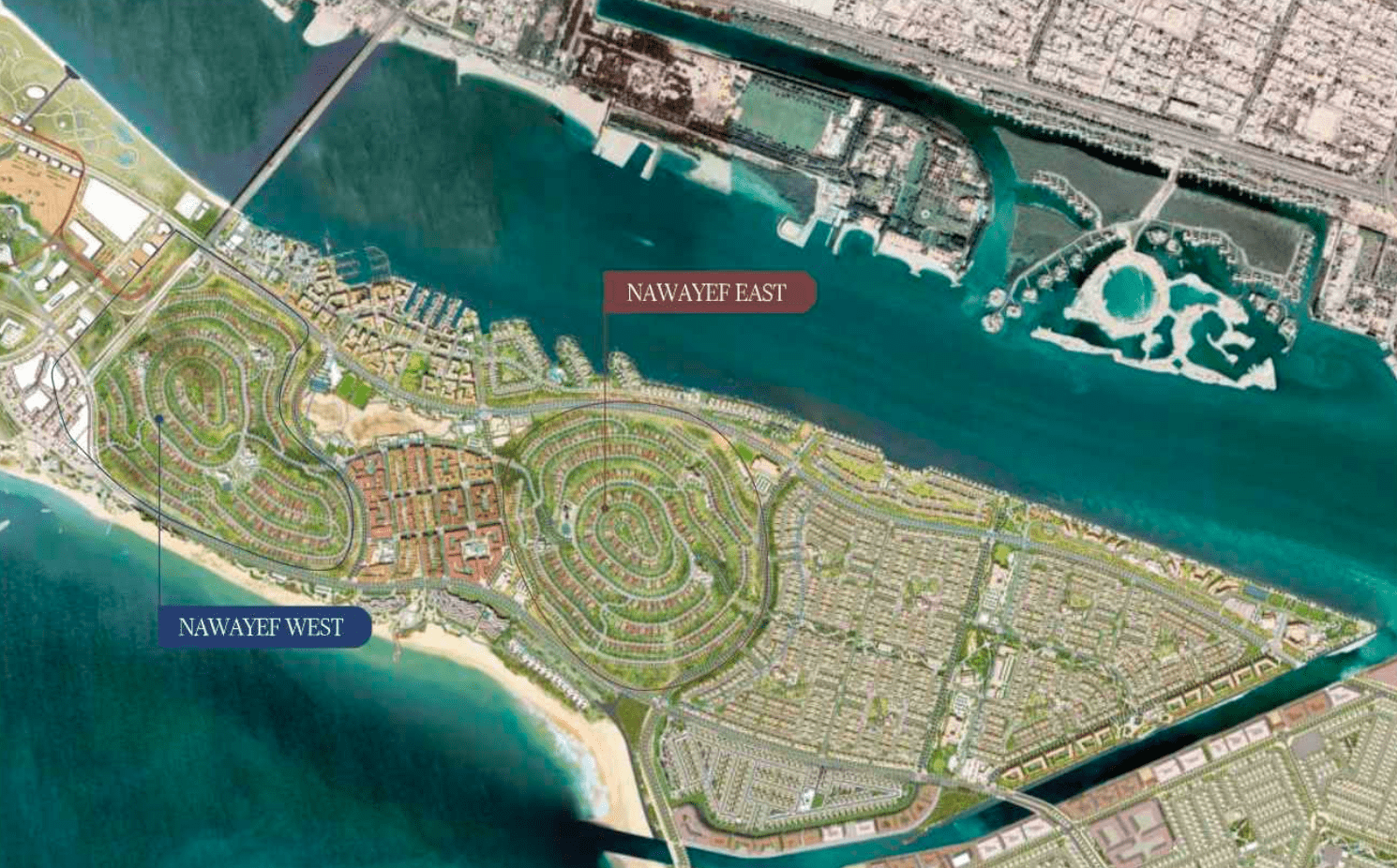 Nawayef East by Modon Properties master plan 1