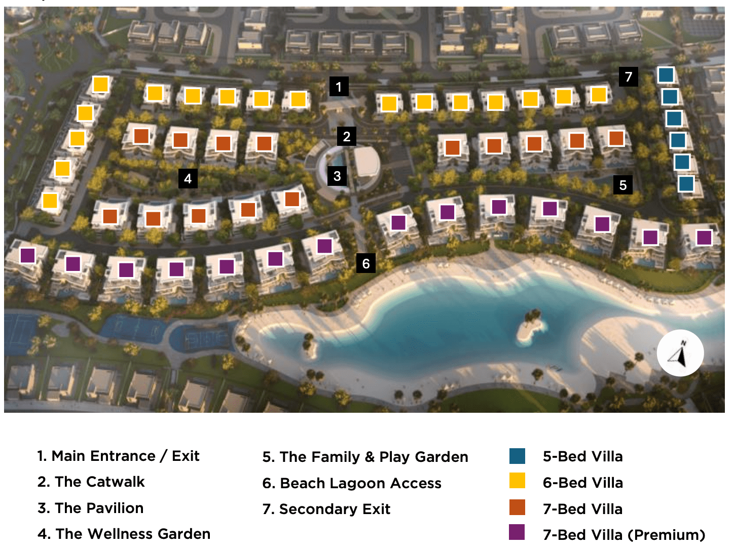 Taraf Karl Lagerfeld Villas master plan 1