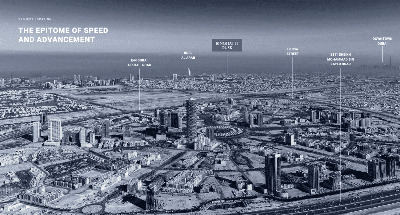 Binghatti Dusk master plan 1