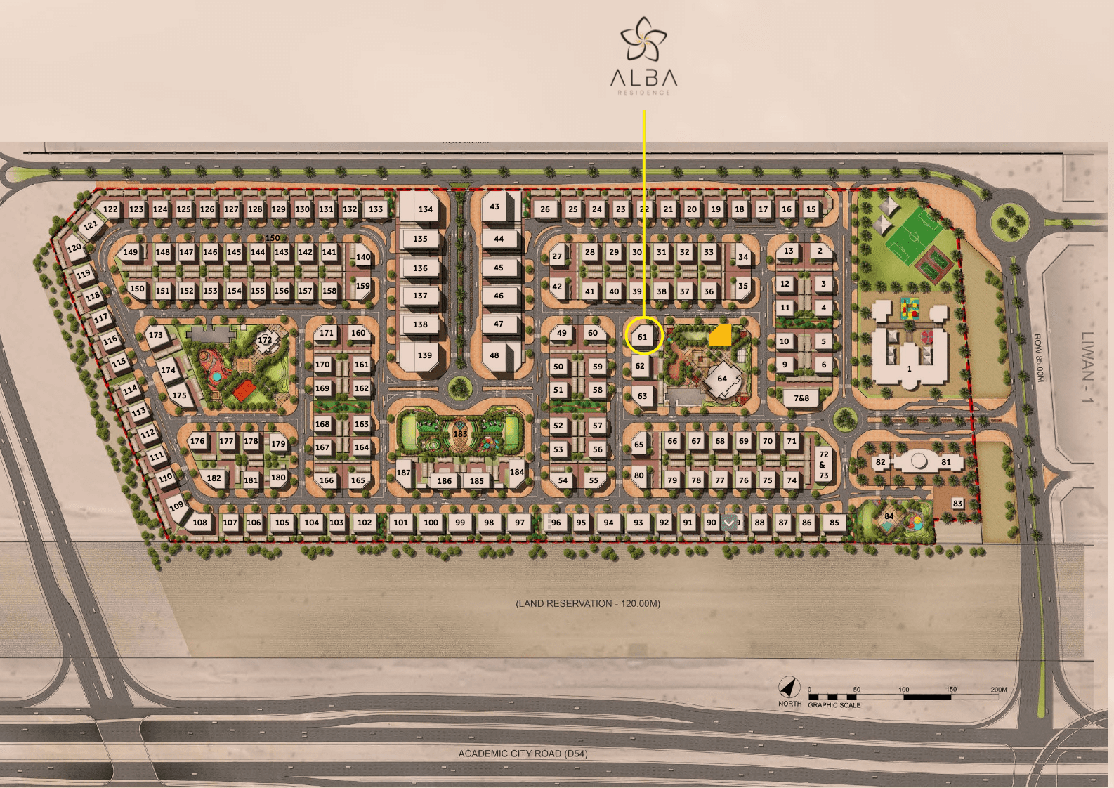 Alba Residence master plan 1