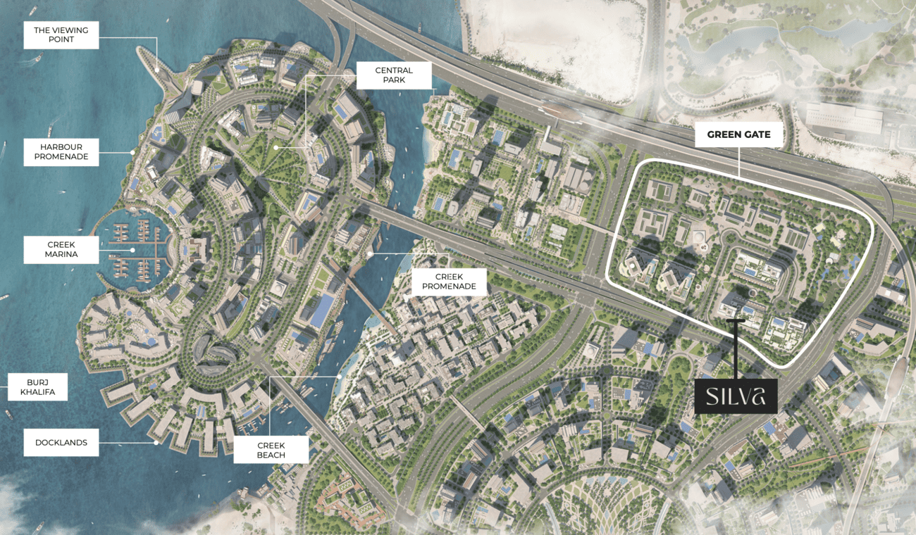 Silva Dubai Creek Harbour master plan 1