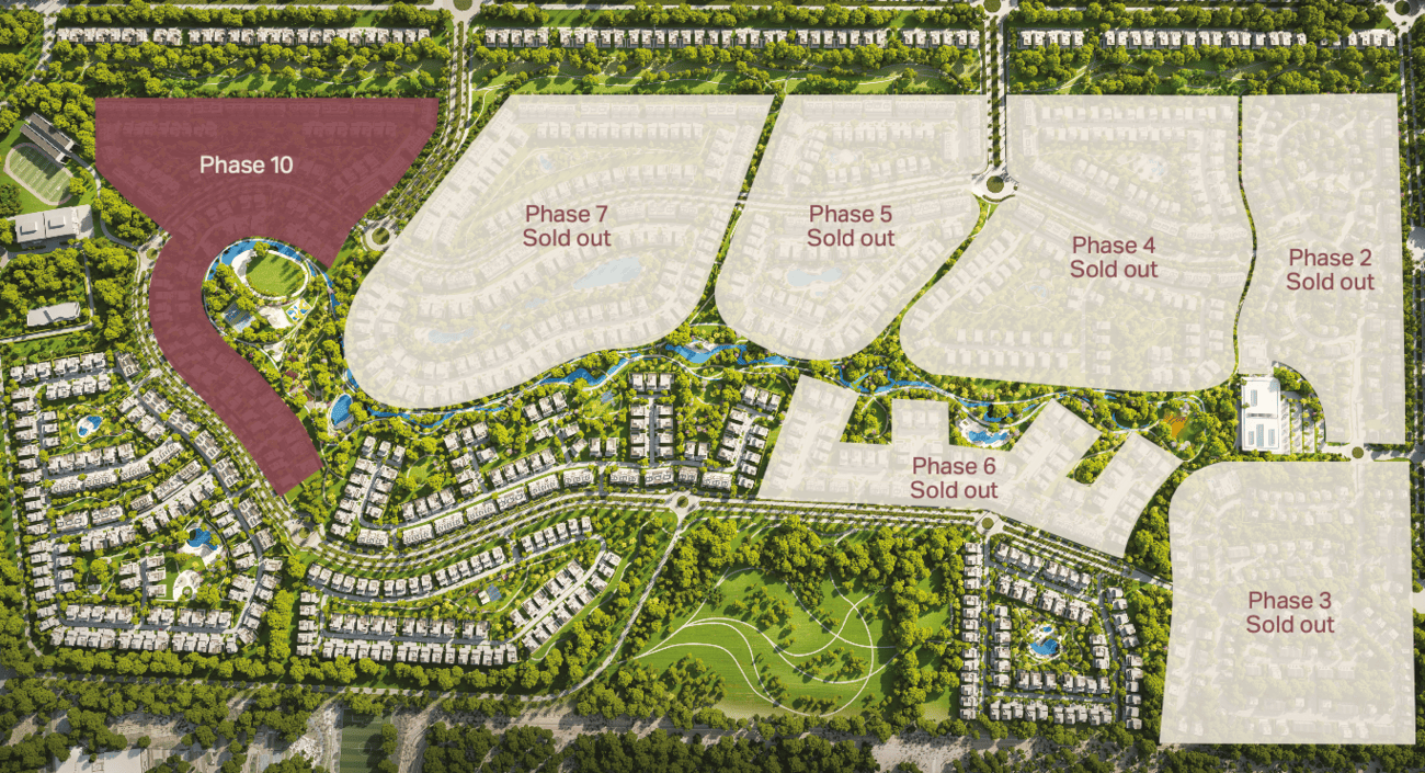 Nad Al Sheba Gardens 10 master plan 1