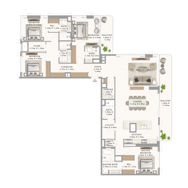 Penthouse plan