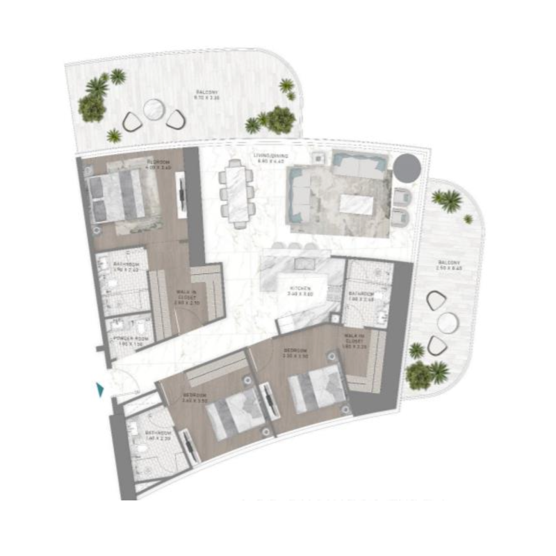 Apartments plan