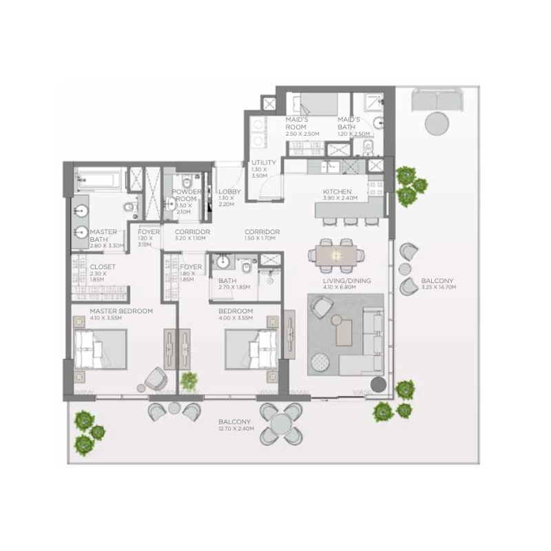 Apartments plan