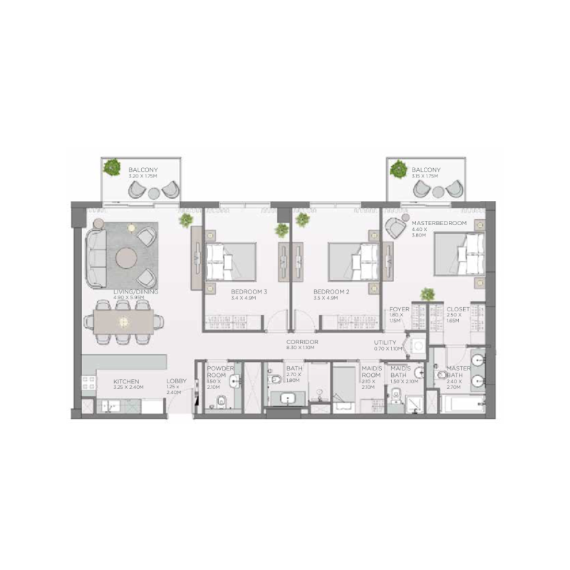 Apartments plan