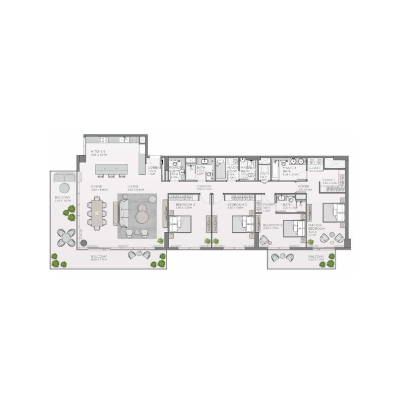Apartments plan