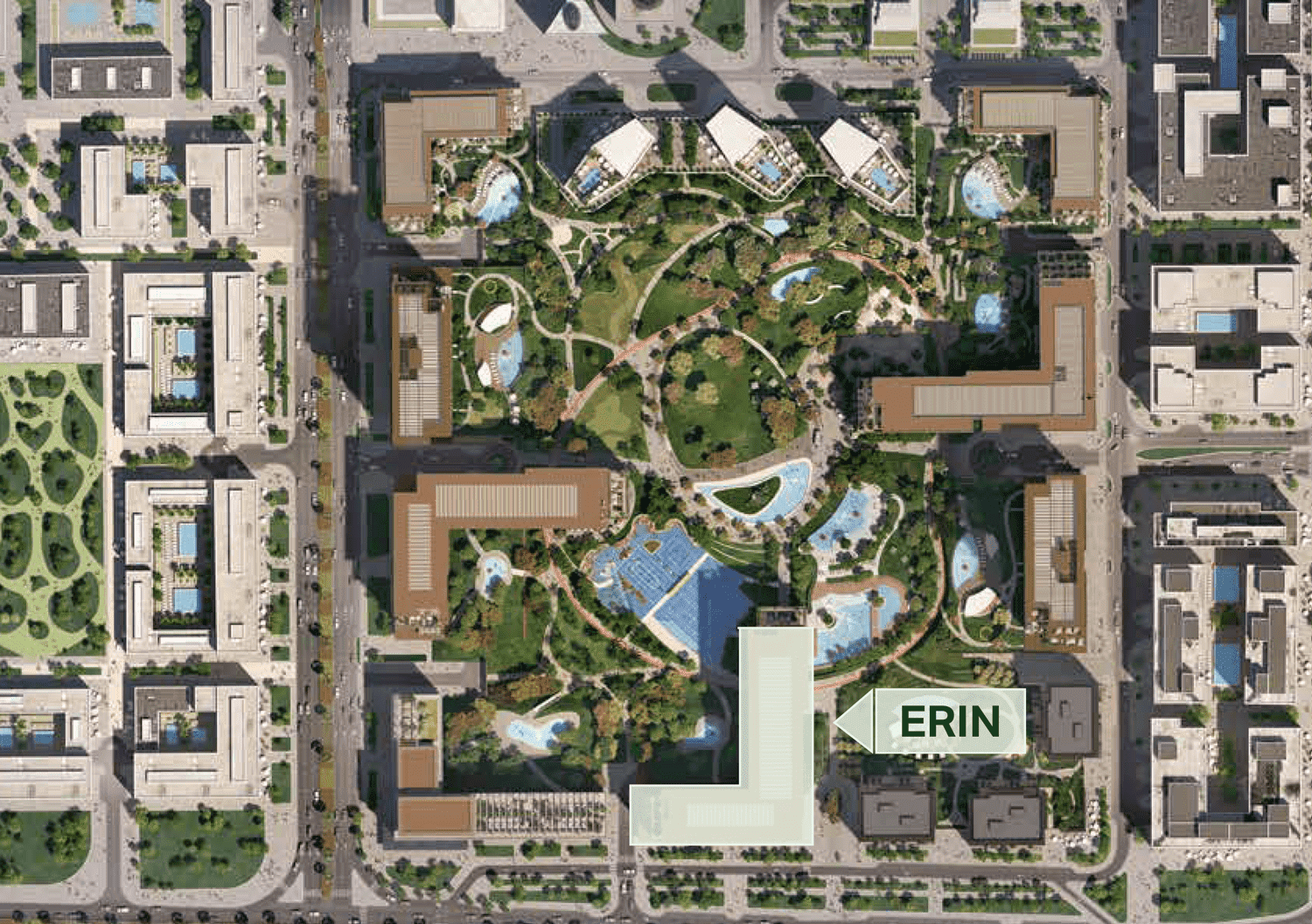 Erin Central Park master plan 1