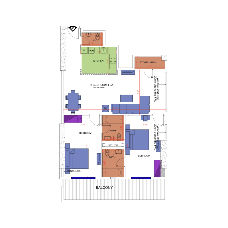 Apartments plan