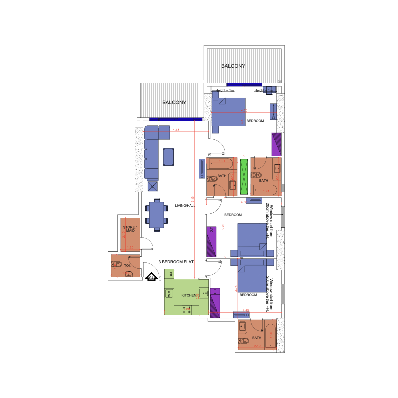 Apartments plan