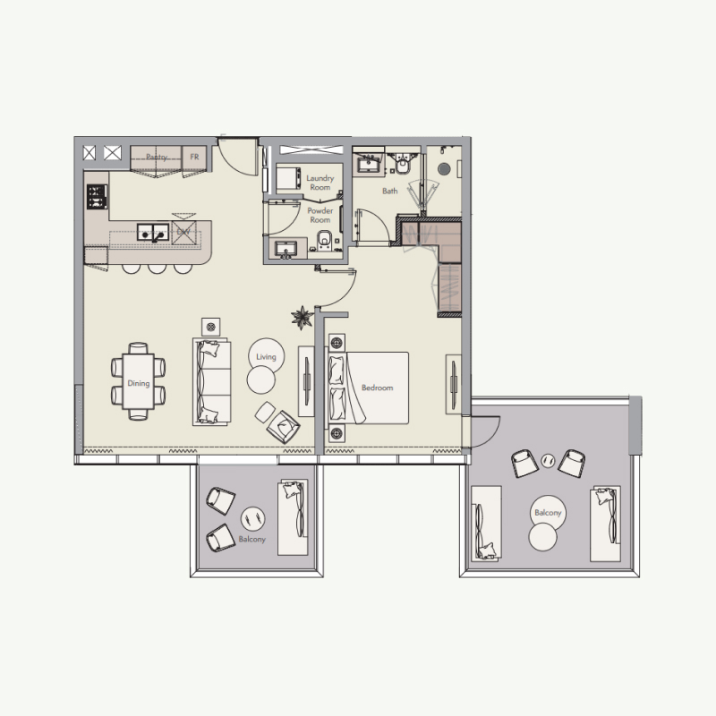 Apartments plan