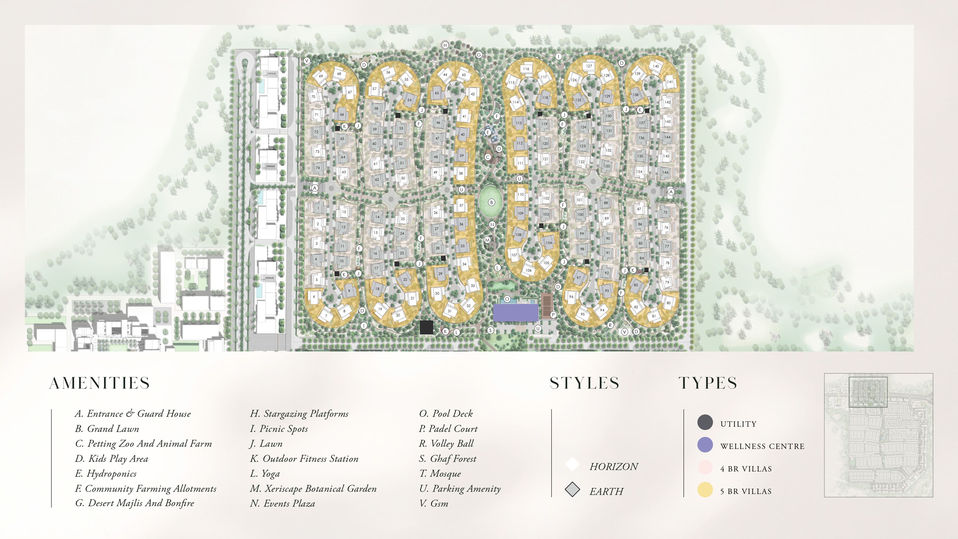 Farm Gardens Villas master plan 1