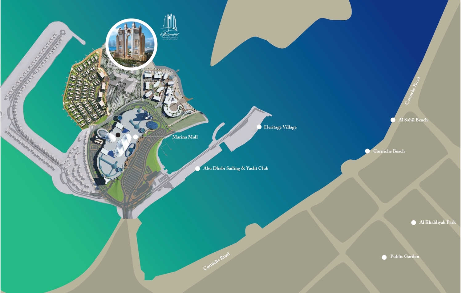 Fairmont Marina Residences master plan 1