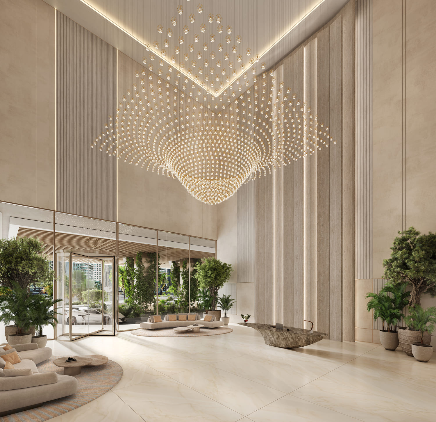 Fairmont Residences Solara Tower lobby 1