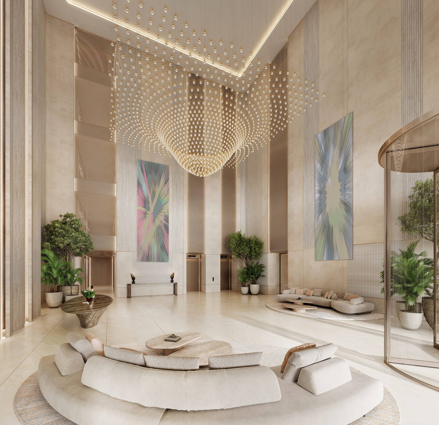 Fairmont Residences Solara Tower lobby 2