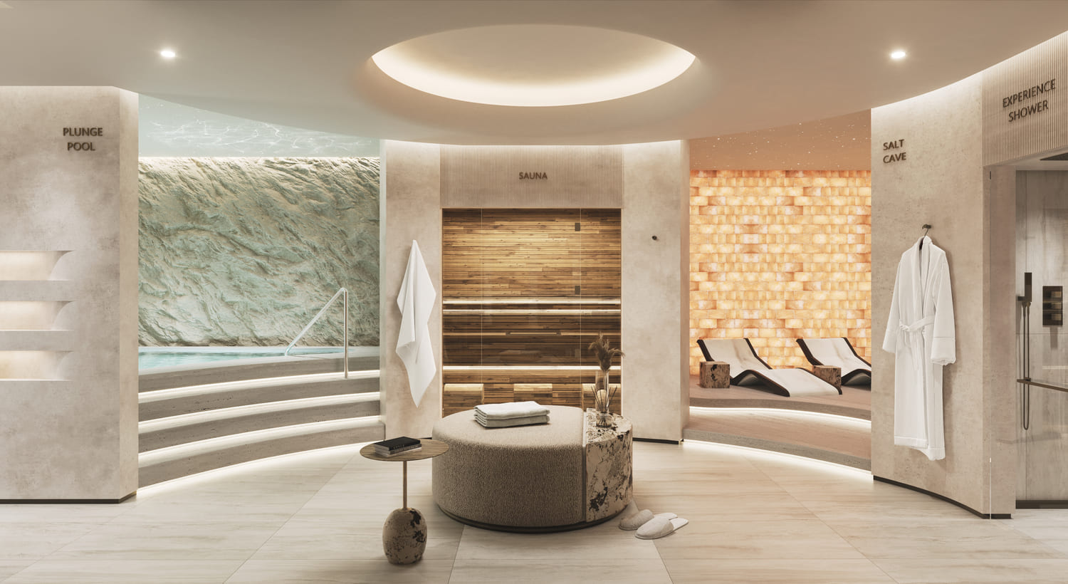 Female Spa & Cold Dip - Sauna amenity image