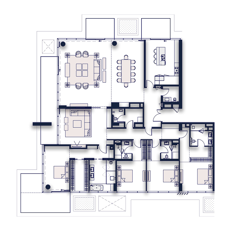 Penthouse plan