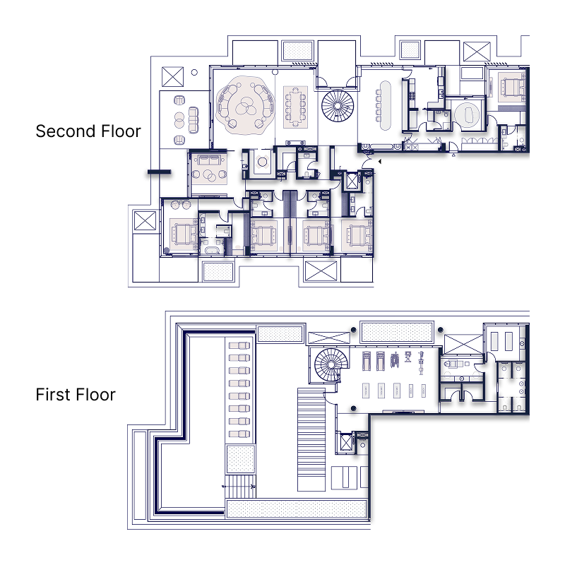 Penthouse plan