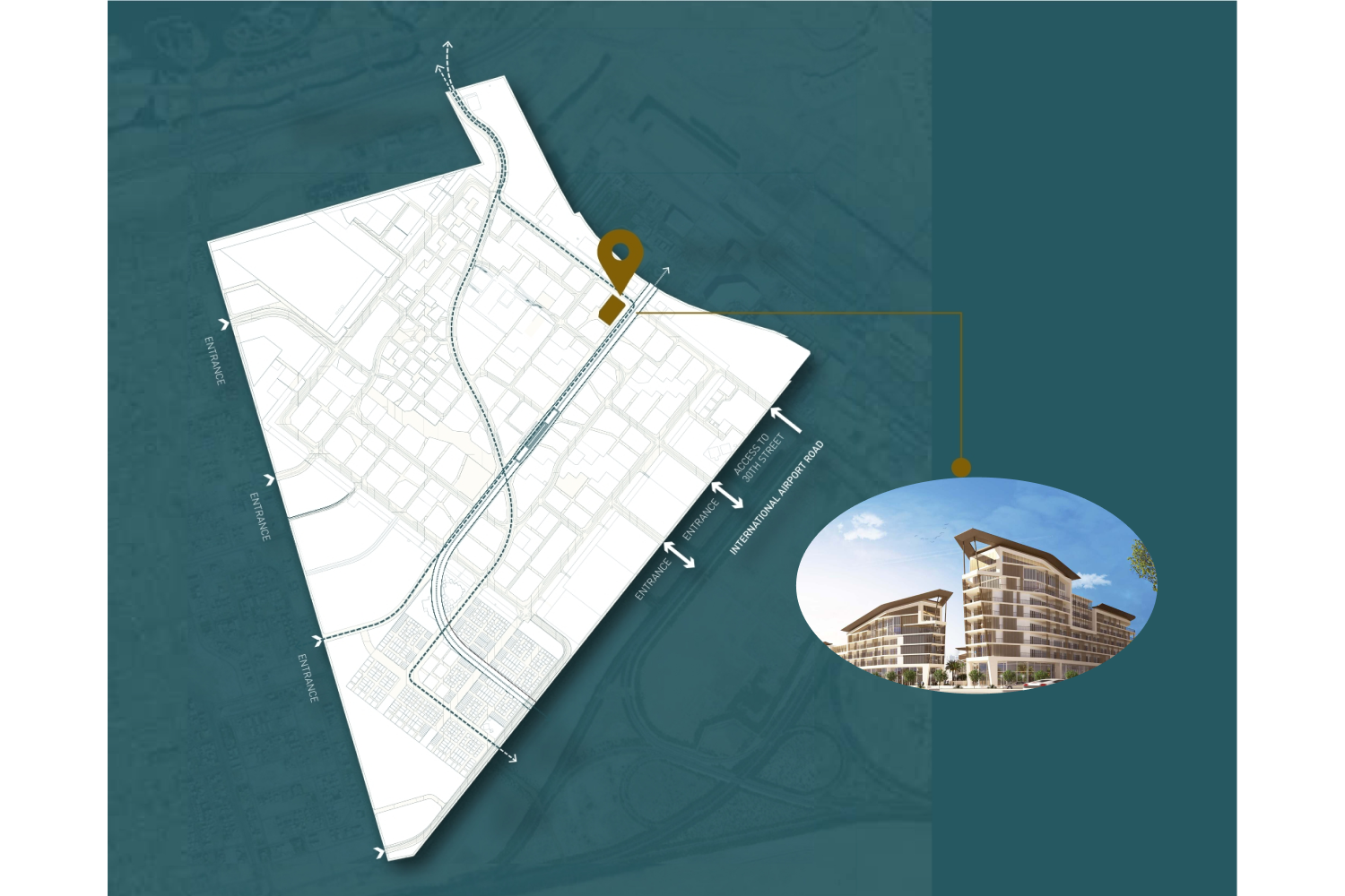 Al Mahra Residence master plan 1