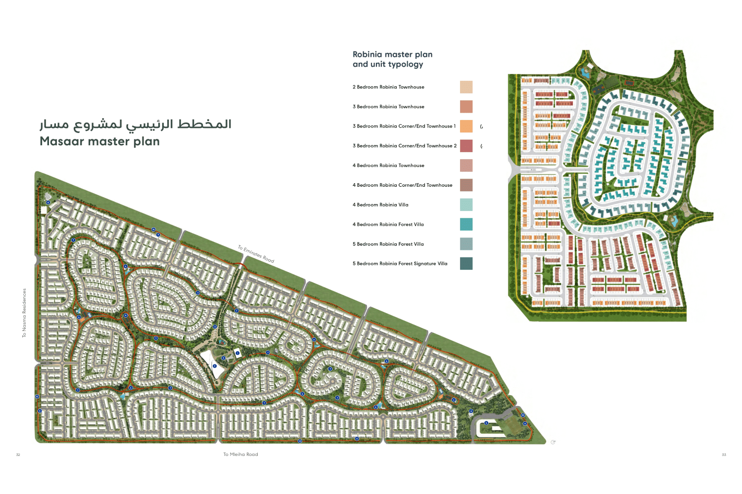 Masaar Robinia master plan 1