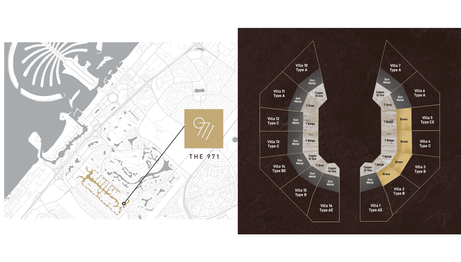 The 971 Villas master plan 1