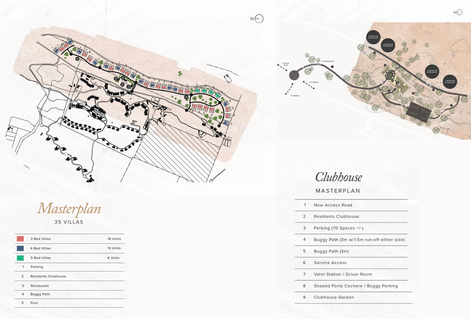 The Ritz Carlton Al Wadi Desert Resort master plan 1