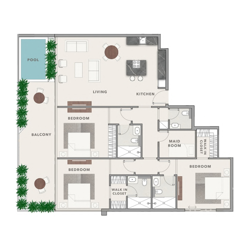 Apartments plan