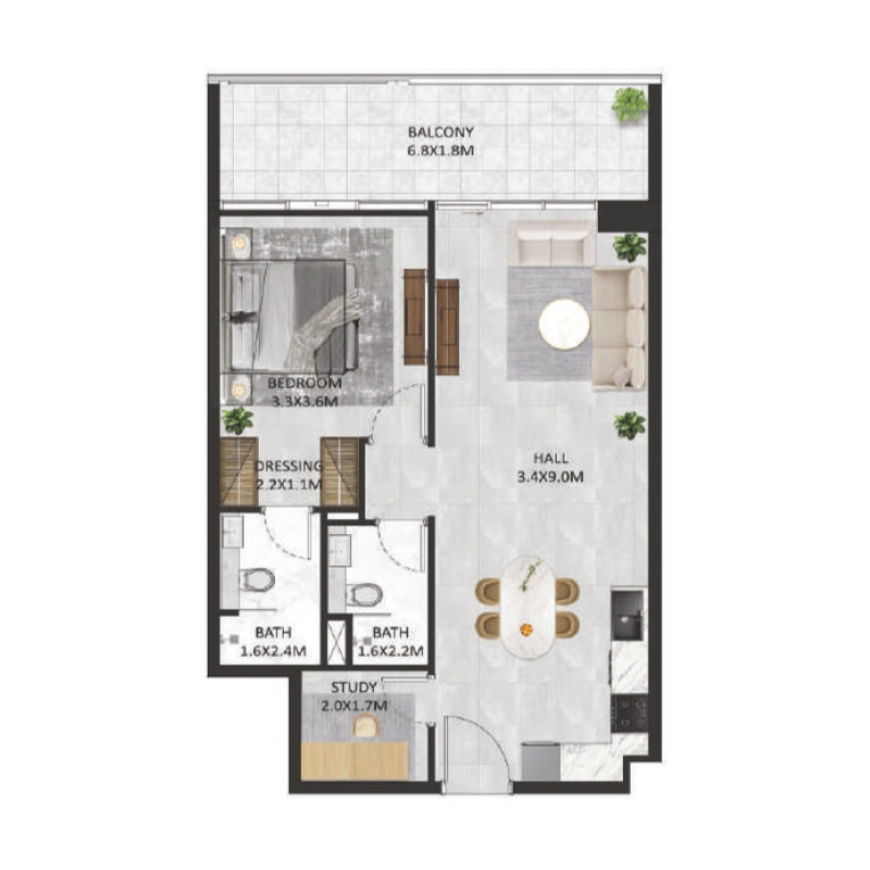 Apartments plan