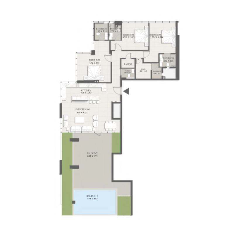 Penthouse plan