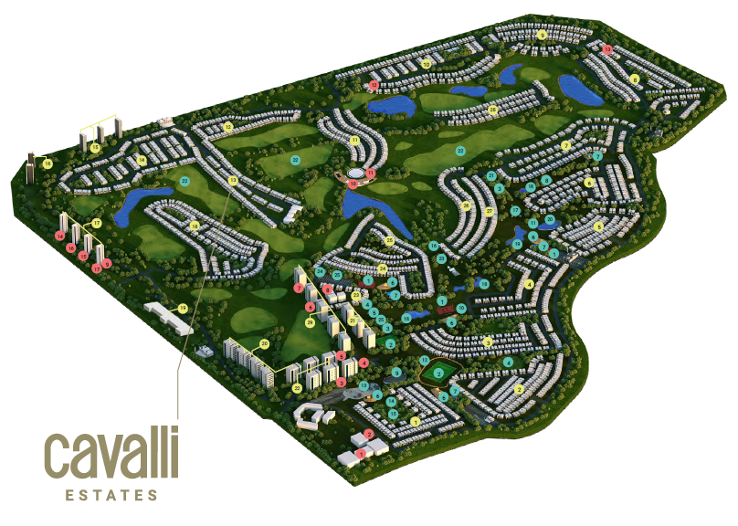 Damac Hills - Cavalli Estates master plan 1
