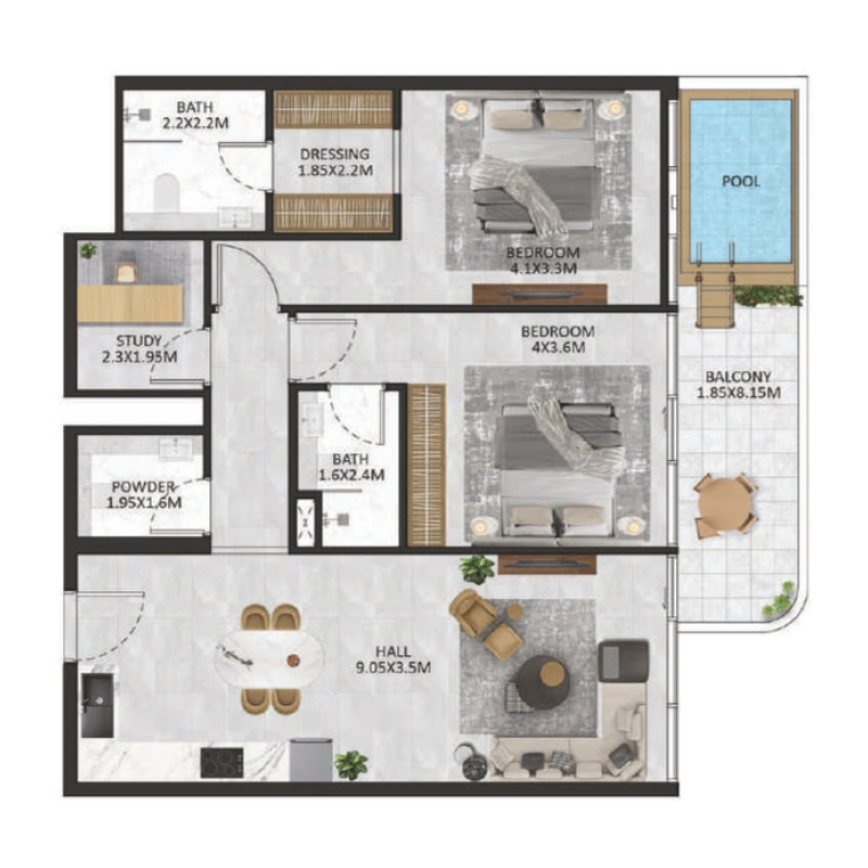 Apartments plan