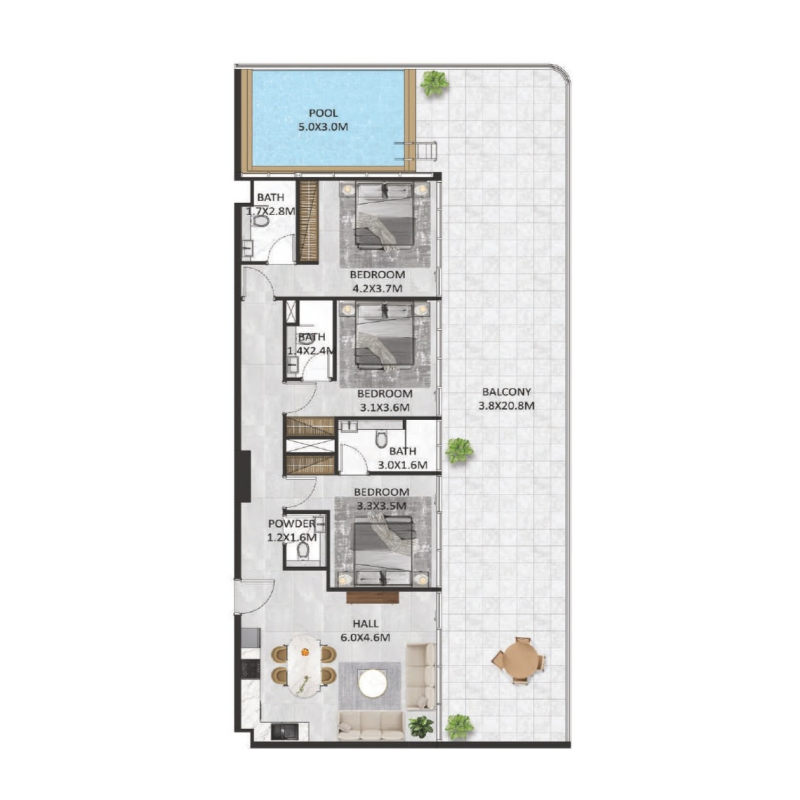 Apartments plan