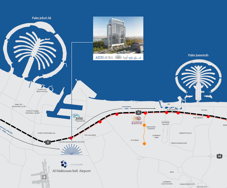 Azizi Aura master plan 1