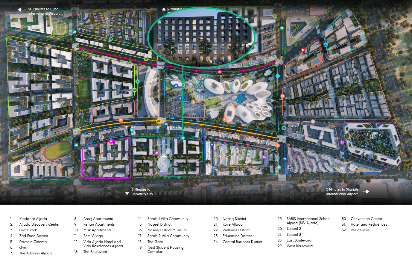 Tiraz Apartments master plan 1