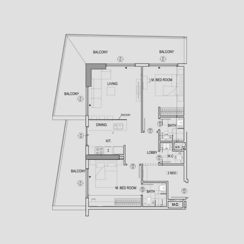 Apartments plan