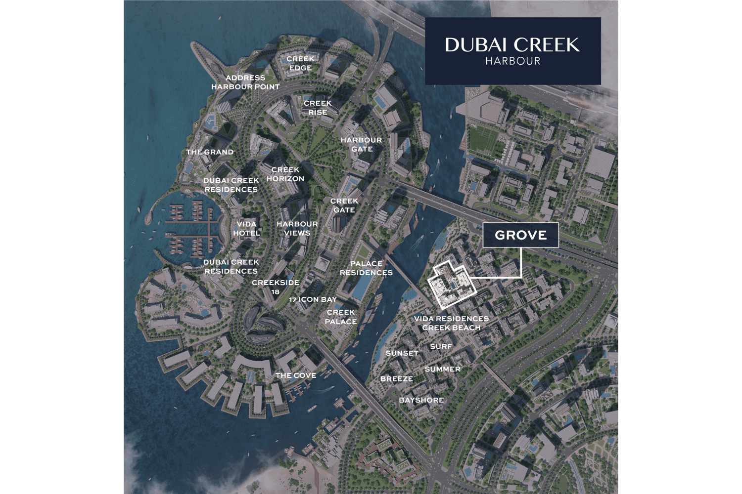 Grove Creek Beach master plan 1
