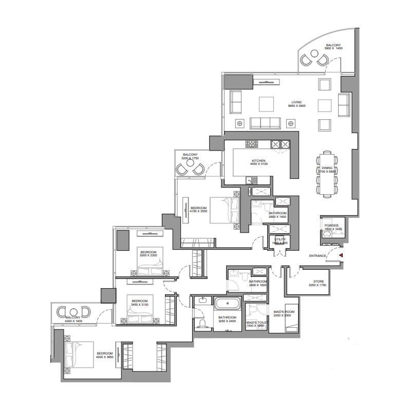 Apartments plan
