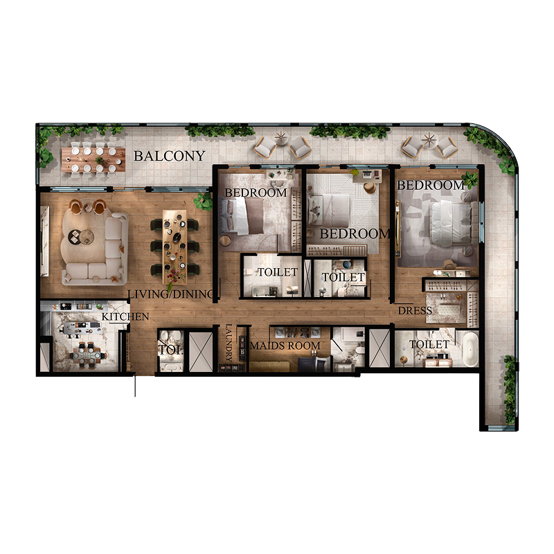 Apartments plan