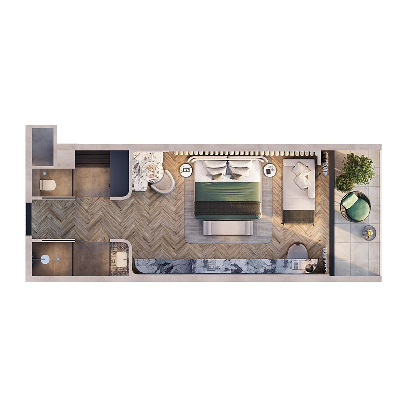 Hotel Apartments plan