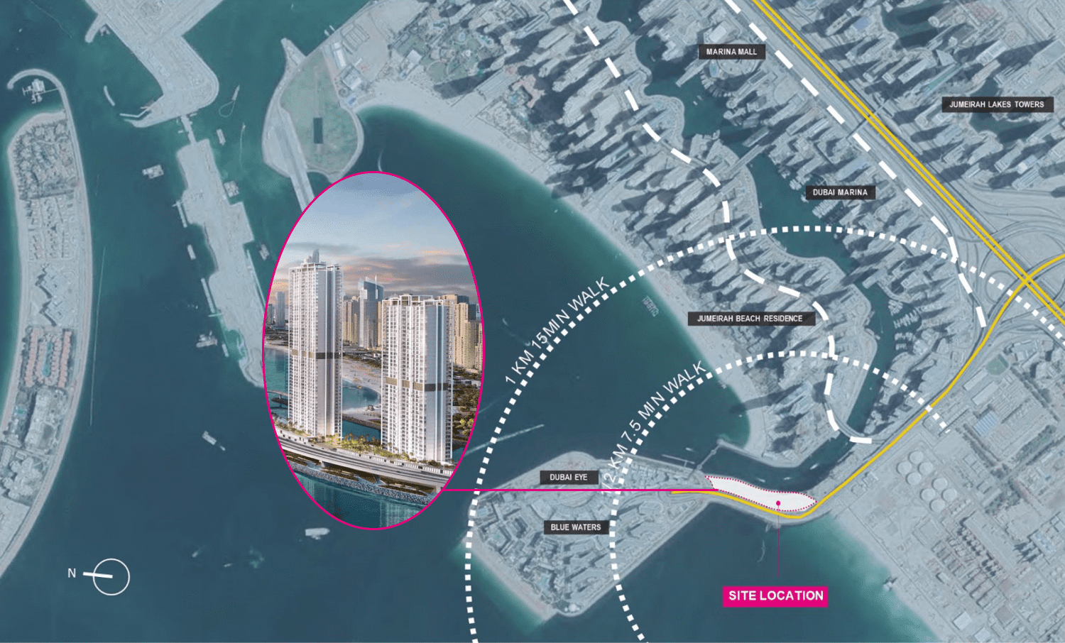 Bluewaters Bay master plan 1