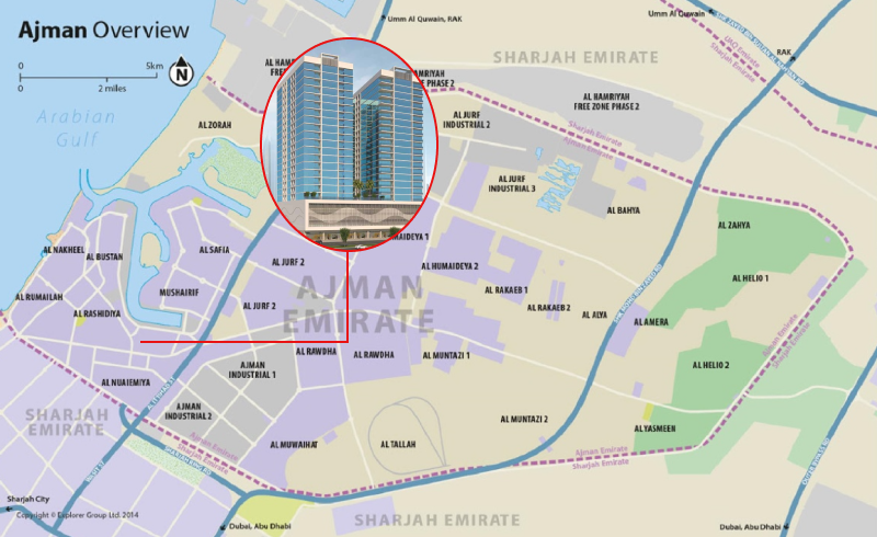 Gulfa Towers master plan 1