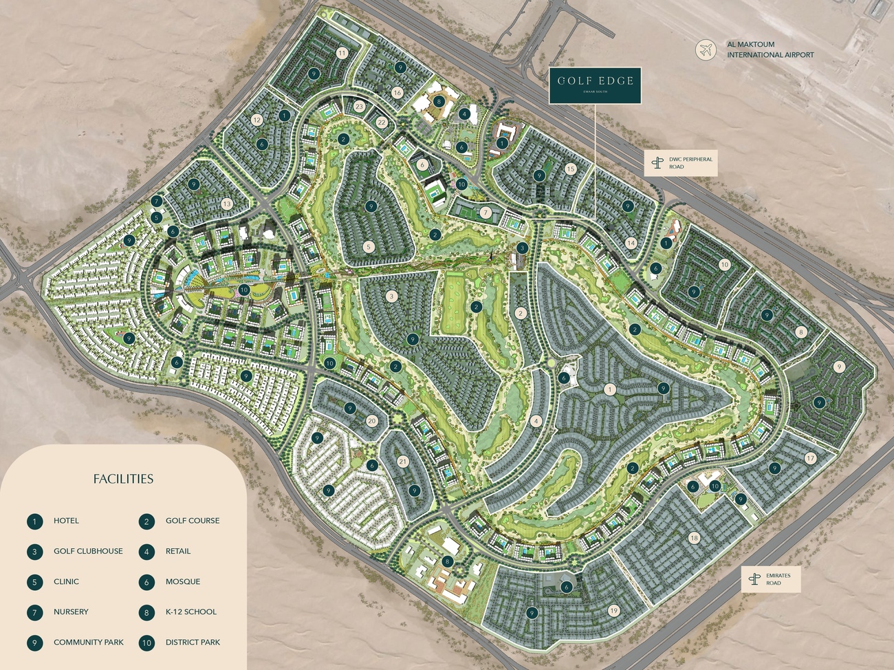 Golf Edge master plan 1