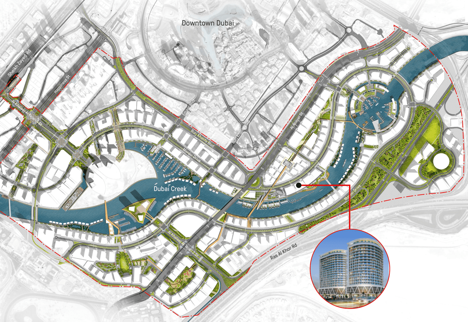DAMAC Majestine master plan 1
