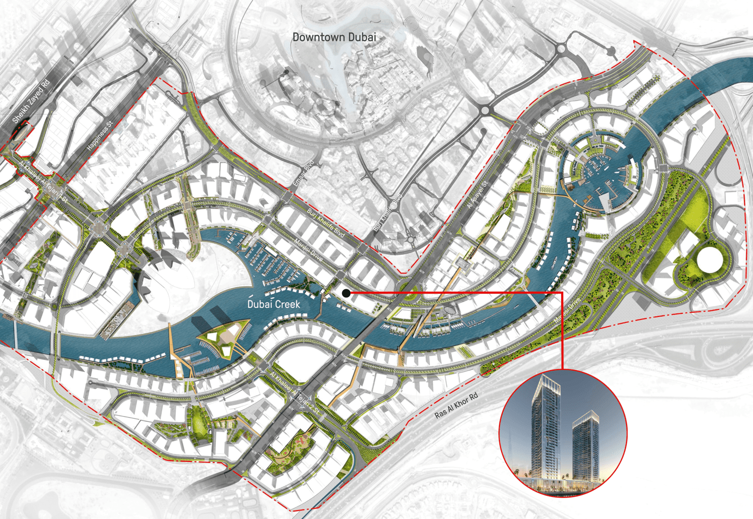 Damac Prive master plan 1