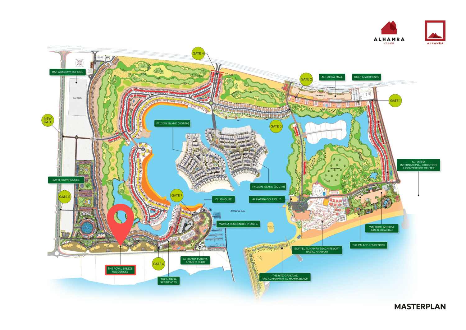 The Royal Breeze Residences master plan 1